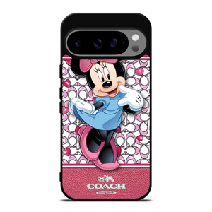 COACH MINNIE MOUSE PINK PATTERN Google Pixel 9 Pro XL Case Cover