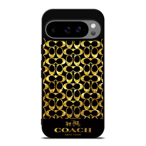 COACH NEW YORK GOLD Google Pixel 9 Pro XL Case Cover COACH NEW YORK GOLD Google Pixel 9 Pro XL Case Cover