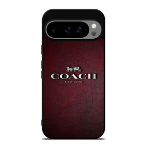 COACH NEW YORK LOGO LEATHER Google Pixel 9 Pro XL Case Cover