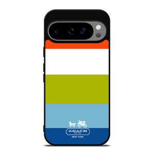 COACH NEW YORK STRIPE Google Pixel 9 Pro XL Case Cover COACH NEW YORK STRIPE Google Pixel 9 Pro XL Case Cover