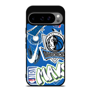 DALLAS MAVERICKS NBA STICKER BOMB Google Pixel 9 Pro XL Case Cover