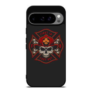 FIREFIGHTER FIREMAN SKULL LOGO Google Pixel 9 Pro XL Case Cover