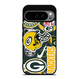 GREEN BAY PACKERS NFL STICKER BOMB Google Pixel 9 Pro XL Case Cover