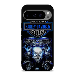 HARLEY DAVIDSON SKULL BLUE Google Pixel 9 Pro XL Case Cover