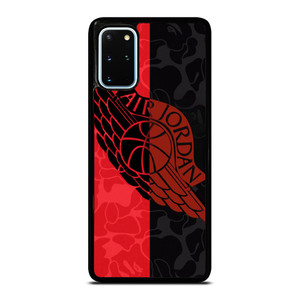 AIR JORDAN RED BLACK BAPE Samsung Galaxy S20 Plus Case Cover