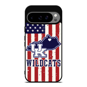 KENTUCKY WILDCATS AMERICAN FLAG Google Pixel 9 Pro XL Case Cover