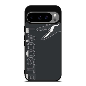 LACOSTE CROCODILE ALL BLACK Google Pixel 9 Pro XL Case Cover