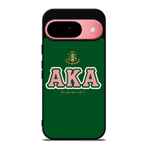 AKA PINK AND GREEN SIMPLE LOGO Google Pixel 9 Case Cover AKA PINK AND GREEN SIMPLE LOGO Google Pixel 9 Case Cover