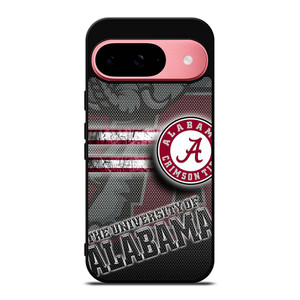 ALABAMA CRIMSON TIDE CARBON Google Pixel 9 Case Cover ALABAMA CRIMSON TIDE CARBON Google Pixel 9 Case Cover