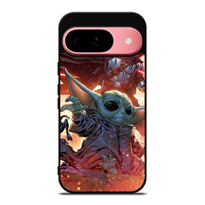 BABY YODA AND THE MANDALORIAN STAR WARS Google Pixel 9 Case Cover
