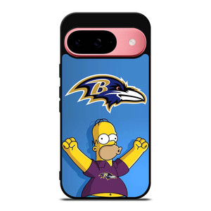 BALTIMORE RAVENS THE SIMPSON Google Pixel 9 Case Cover BALTIMORE RAVENS THE SIMPSON Google Pixel 9 Case Cover