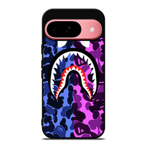 BAPE CAMO LOGO BLUE PURPLE Google Pixel 9 Case Cover BAPE CAMO LOGO BLUE PURPLE Google Pixel 9 Case Cover