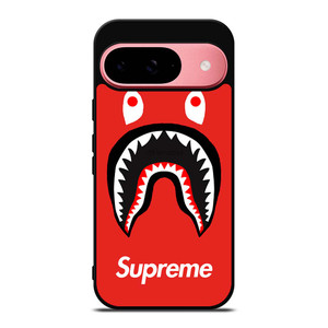 BAPE SHARK SUPREME RED Google Pixel 9 Case Cover BAPE SHARK SUPREME RED Google Pixel 9 Case Cover