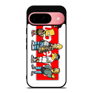 BART SIMPSON X SUPREME LOGO Google Pixel 9 Case Cover BART SIMPSON X SUPREME LOGO Google Pixel 9 Case Cover