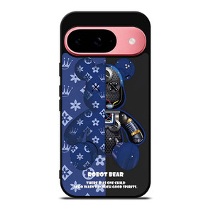 BEAR BRICK KAWS ROBOT BLUE Google Pixel 9 Case Cover BEAR BRICK KAWS ROBOT BLUE Google Pixel 9 Case Cover