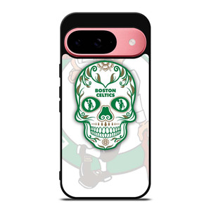 BOSTON CELTICS BASKET SKULL Google Pixel 9 Case Cover BOSTON CELTICS BASKET SKULL Google Pixel 9 Case Cover