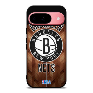 BROOKLYN NETS WOODEN LOGO Google Pixel 9 Case Cover BROOKLYN NETS WOODEN LOGO Google Pixel 9 Case Cover