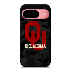 CAMO OKLAHOMA SOONERS LOGO Google Pixel 9 Case Cover CAMO OKLAHOMA SOONERS LOGO Google Pixel 9 Case Cover