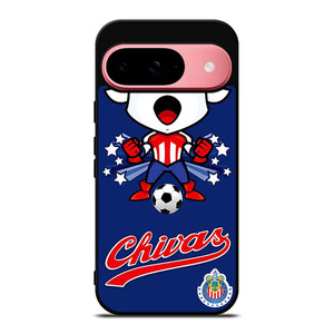 CHIVAS DE GUADALAJARA FOOTBALL MASCOT Google Pixel 9 Case Cover CHIVAS DE GUADALAJARA FOOTBALL MASCOT Google Pixel 9 Case Cover