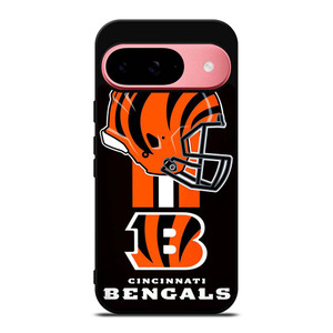 CINCINNATI BENGALS NFL HELMET Google Pixel 9 Case Cover CINCINNATI BENGALS NFL HELMET Google Pixel 9 Case Cover
