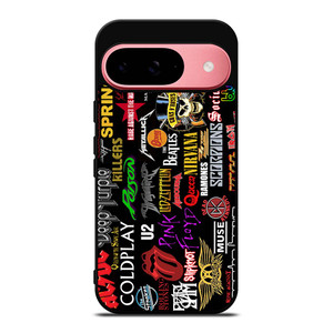 CLASSIC ROCK BAND COLLAGE Google Pixel 9 Case Cover CLASSIC ROCK BAND COLLAGE Google Pixel 9 Case Cover