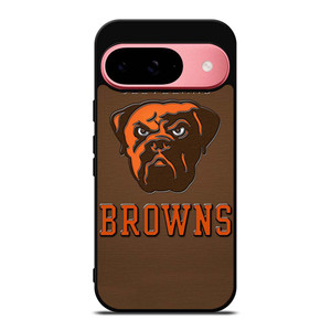 CLEVELAND BROWNS DOG NFL MASCOT Google Pixel 9 Case Cover CLEVELAND BROWNS DOG NFL MASCOT Google Pixel 9 Case Cover