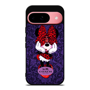 COACH MINNIE MOUSE PURPLE Google Pixel 9 Case Cover COACH MINNIE MOUSE PURPLE Google Pixel 9 Case Cover