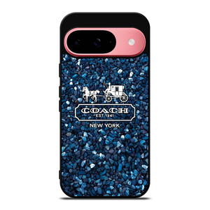 COACH NEW YORK BLUE STONE Google Pixel 9 Case Cover COACH NEW YORK BLUE STONE Google Pixel 9 Case Cover