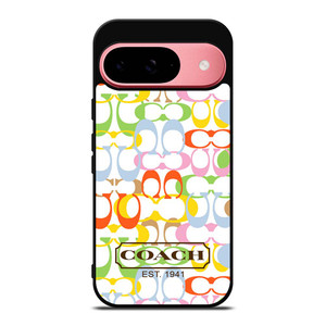 COACH NEW YORK COLORFUL Google Pixel 9 Case Cover COACH NEW YORK COLORFUL Google Pixel 9 Case Cover