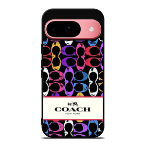 COACH NEW YORK PATTERN COLOR Google Pixel 9 Case Cover COACH NEW YORK PATTERN COLOR Google Pixel 9 Case Cover