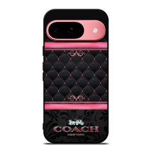 COACH NEW YORK PINK BLACK Google Pixel 9 Case Cover