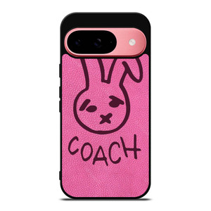 COACH NEW YORK RABBIT LEATHER PINK Google Pixel 9 Case Cover COACH NEW YORK RABBIT LEATHER PINK Google Pixel 9 Case Cover