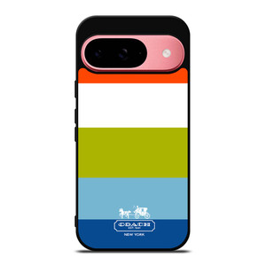 COACH NEW YORK STRIPE Google Pixel 9 Case Cover COACH NEW YORK STRIPE Google Pixel 9 Case Cover