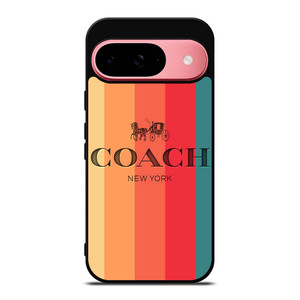 COACH NEW YORK STRIPES 2 Google Pixel 9 Case Cover COACH NEW YORK STRIPES 2 Google Pixel 9 Case Cover