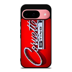 CORVETTE STINGRAY RED EMBLEM Google Pixel 9 Case Cover CORVETTE STINGRAY RED EMBLEM Google Pixel 9 Case Cover