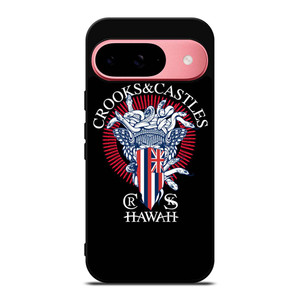CROOKS AND CASTLES HAWAII LOGO Google Pixel 9 Case Cover CROOKS AND CASTLES HAWAII LOGO Google Pixel 9 Case Cover