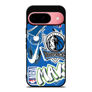 DALLAS MAVERICKS NBA STICKER BOMB Google Pixel 9 Case Cover DALLAS MAVERICKS NBA STICKER BOMB Google Pixel 9 Case Cover
