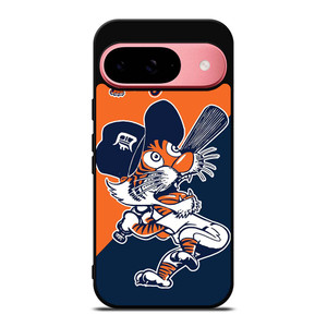 DETROIT TIGERS MASCOT MLB LOGO Google Pixel 9 Case Cover DETROIT TIGERS MASCOT MLB LOGO Google Pixel 9 Case Cover