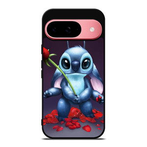 DISNEY STITCH AND ROSE FLOWER Google Pixel 9 Case Cover DISNEY STITCH AND ROSE FLOWER Google Pixel 9 Case Cover