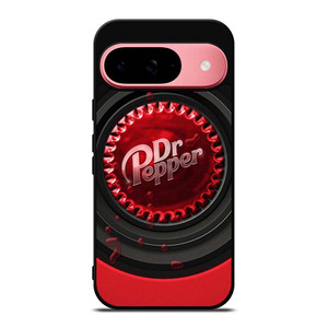 DR PEPPER SODA RED BLACK Google Pixel 9 Case Cover DR PEPPER SODA RED BLACK Google Pixel 9 Case Cover