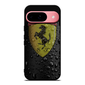 FERRARI DROP WATER BLACK Google Pixel 9 Case Cover