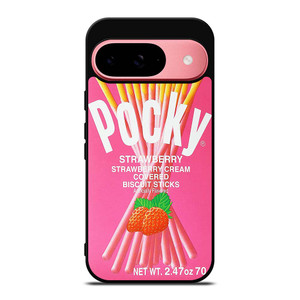 GLICO POCKY STRAWBERRY Google Pixel 9 Case Cover