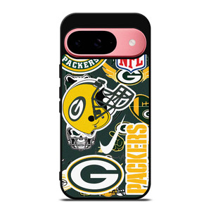 GREEN BAY PACKERS NFL STICKER BOMB Google Pixel 9 Case Cover