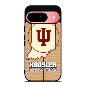 HOOSIER STATE OF MIND INDIANA WOODEN LOGO Google Pixel 9 Case Cover HOOSIER STATE OF MIND INDIANA WOODEN LOGO Google Pixel 9 Case Cover