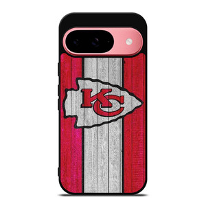 KANSAS CITY CHIEFS WOODEN LOGO Google Pixel 9 Case Cover