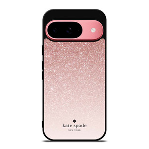 KATE SPADE NEW YORK ROSE WHITE GLITTER Google Pixel 9 Case Cover