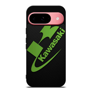 KAWASAKI MOTOR LOGO CARBON Google Pixel 9 Case Cover KAWASAKI MOTOR LOGO CARBON Google Pixel 9 Case Cover