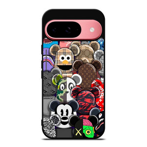 KAWS ALL CHARACTER ICON Google Pixel 9 Case Cover KAWS ALL CHARACTER ICON Google Pixel 9 Case Cover