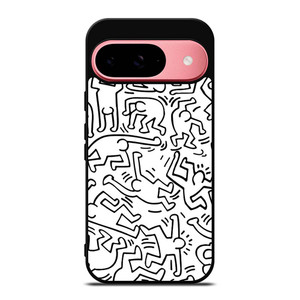 KEITH HARING BLACK WHITE Google Pixel 9 Case Cover