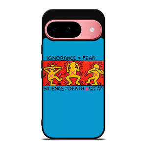 KEITH HARING SILENCE DEATH Google Pixel 9 Case Cover KEITH HARING SILENCE DEATH Google Pixel 9 Case Cover